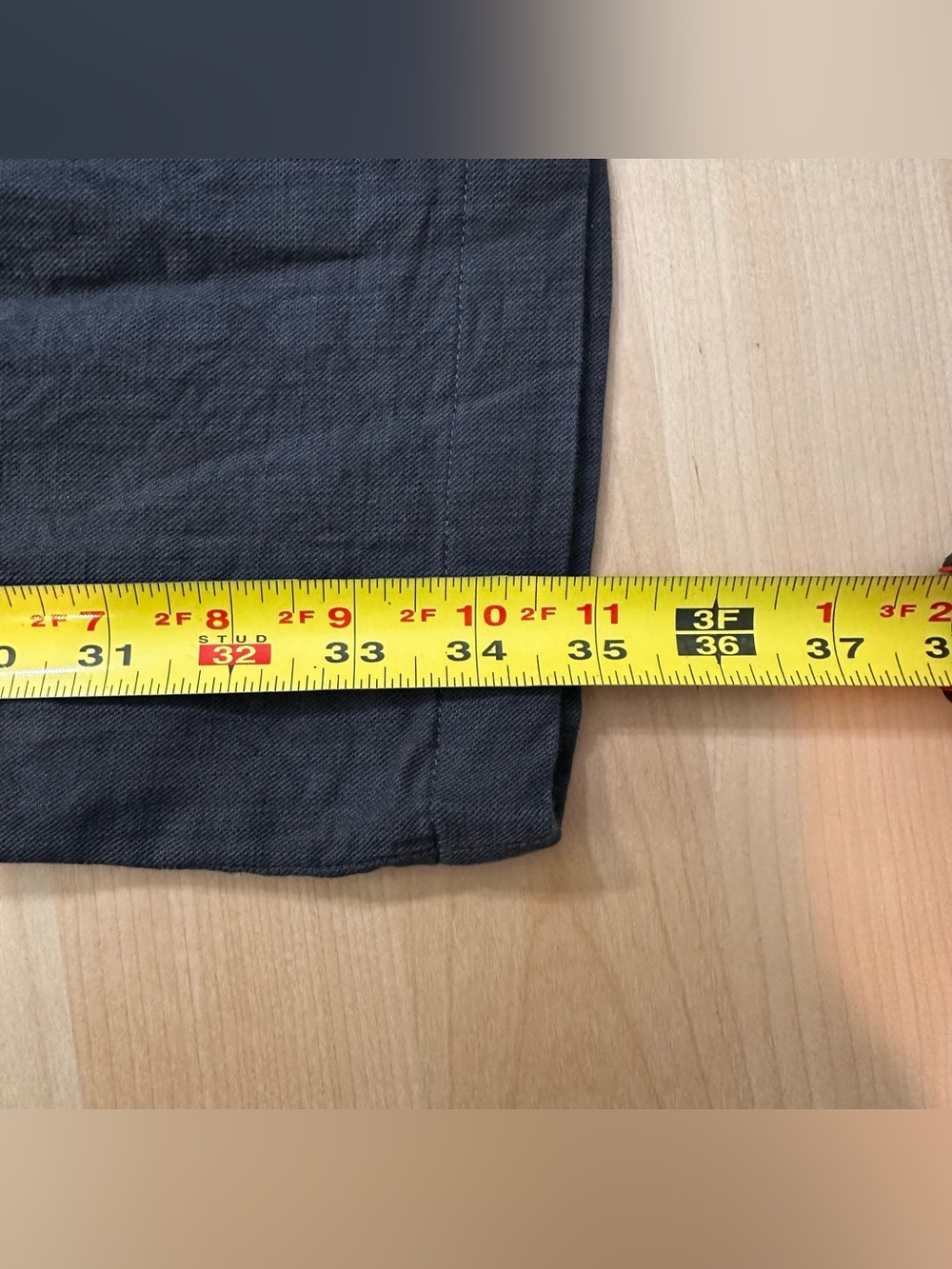 FLINT AND TINDER Cotton Linen Pants Charcoal 36 - Picture 7 of 7